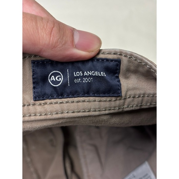 AG Jeans Everett Slim Straight Chinos Tan Mens 31x31 Cotton Elastane - Picture 5 of 15